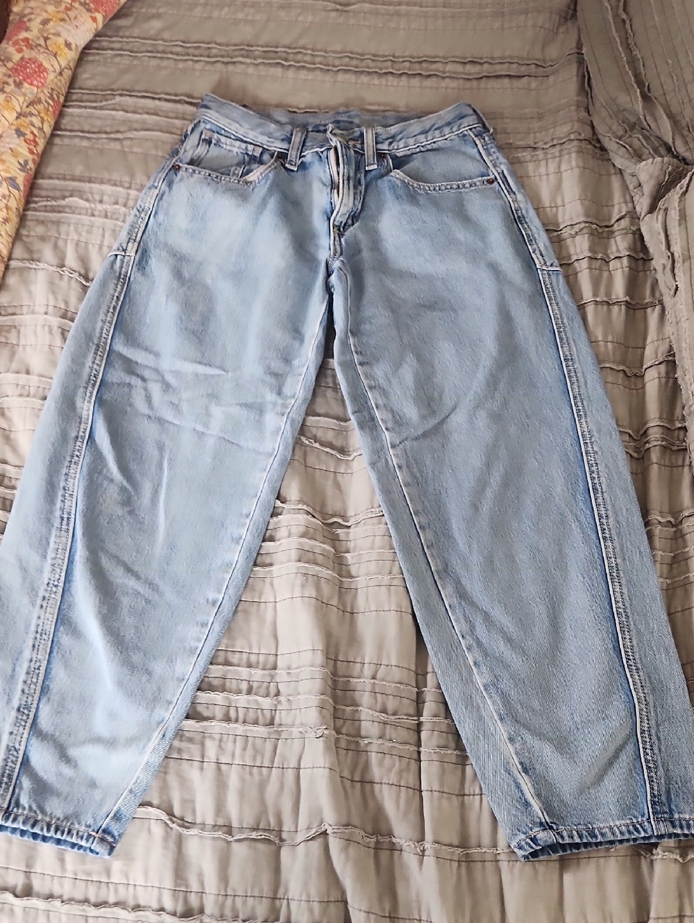 Old Navy Light Blue Barrel Leg Jeans